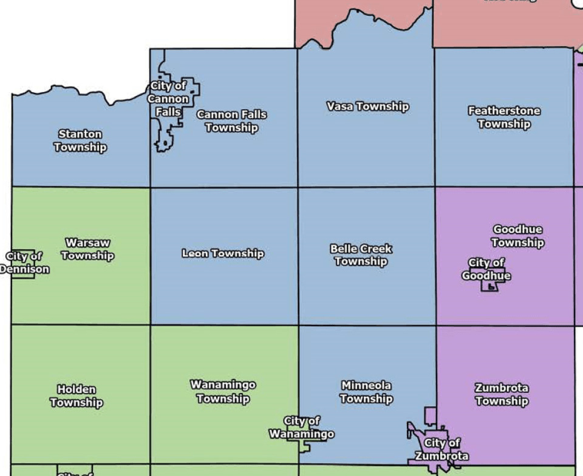 Goodhue County District 2 map