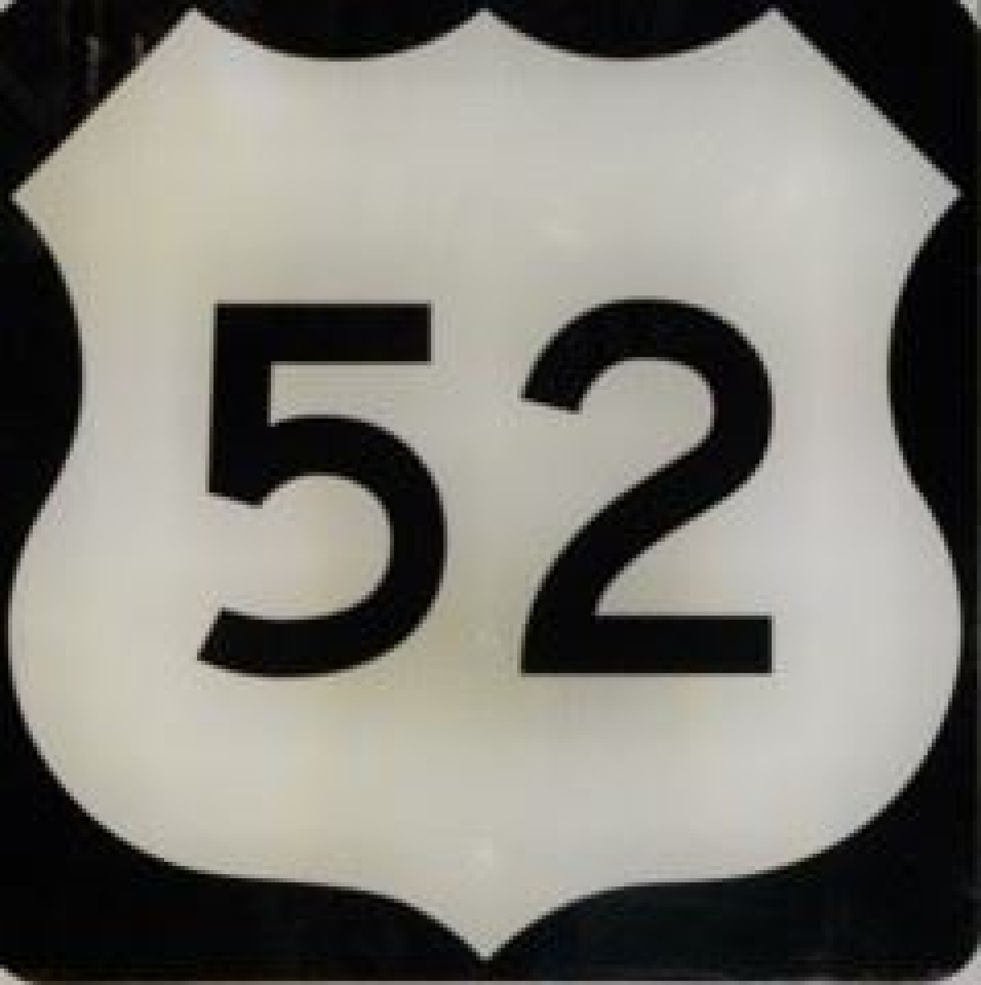 State highway road sign example.